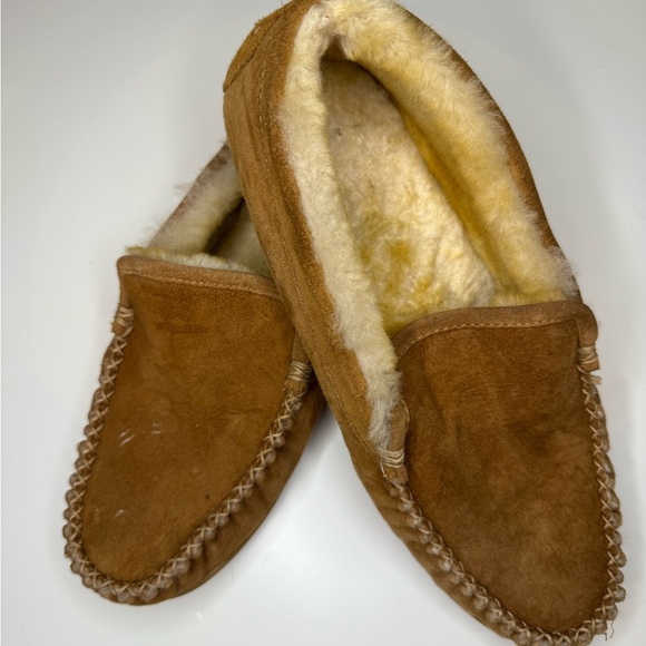 LL Bean Men's Wicked Good Slippers, Venetian Brown Size Mens 12 GUC, see photos - Picture 1 of 6
